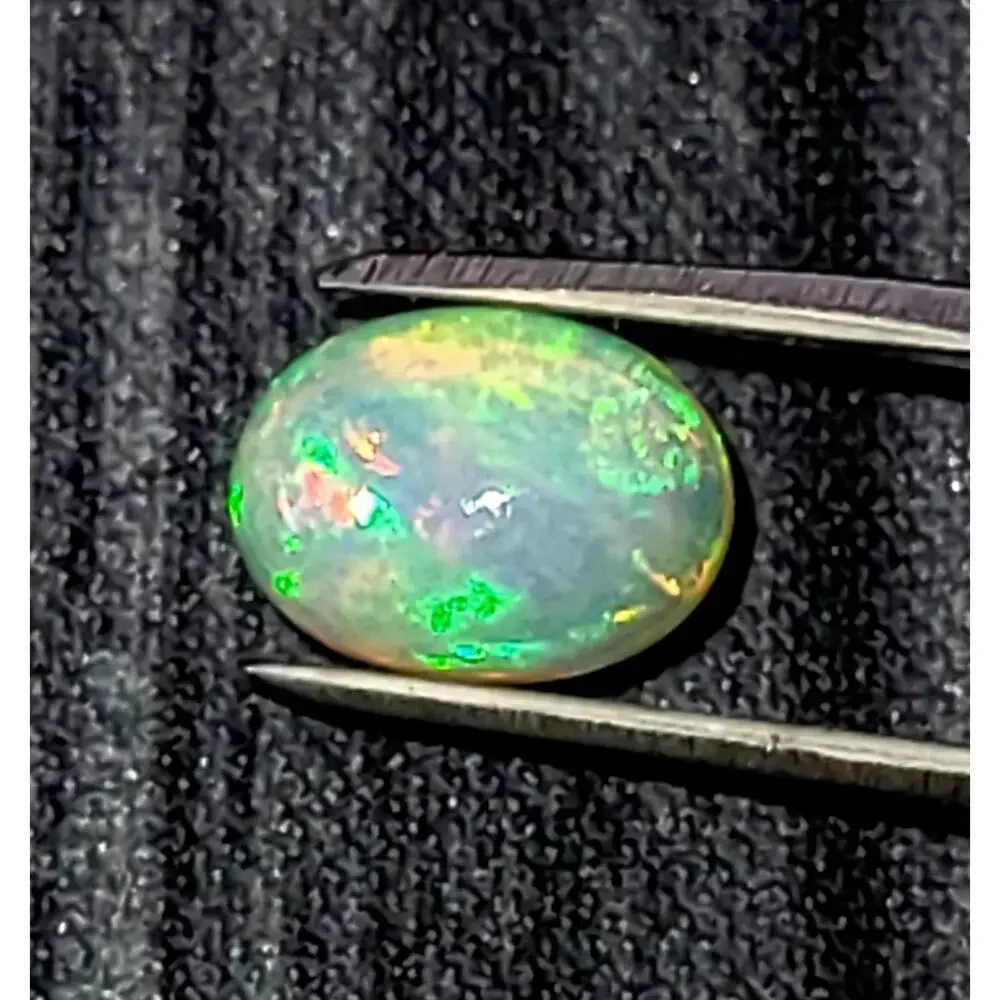Certified Natural‎ Opal 1.82cts Cabochon Fire Brilliant Color